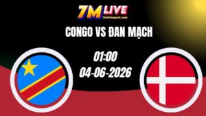 Soi kèo Congo vs Đan Mạch 01h00 Ngày 04/06/2026