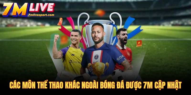 7M - Tỷ Số Trực Tuyến Và Livescore Bóng Đá Nhanh Nhất 9 7M cung cấp livescore đa dạng các môn thể thao ngoài bóng đá